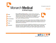 Tablet Screenshot of monarchmedicalsupply.com